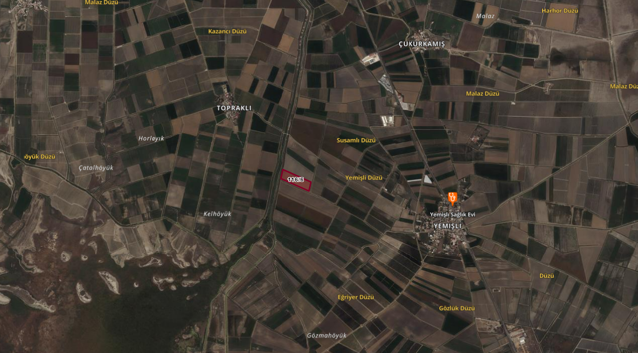 Trançlı, Kanallı tarımsal İmkanına Sahip Tarla